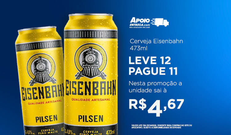 Cerveja Eisenbahn até 23/04
